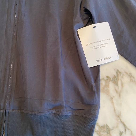 Hermès Lightweight Sheer Bomber Jacket - Size L